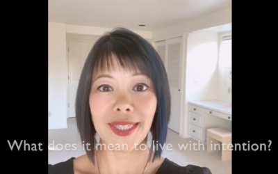 Live with intention.