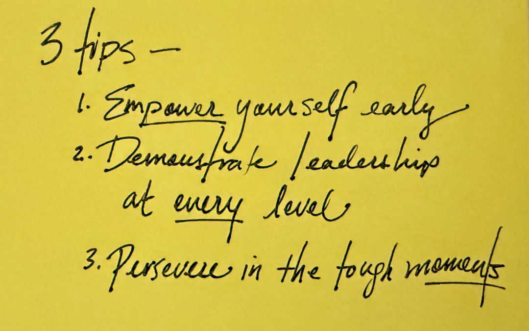 3 Practical Tips for Young People Entering the Workplace