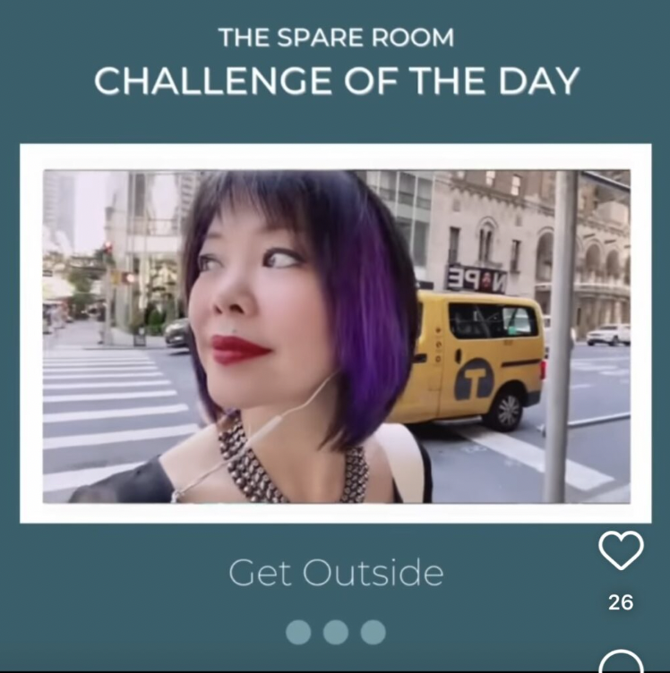 Emily Chang the spare room challenge get outside