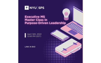 NYU SPS Executive MS Masterclass