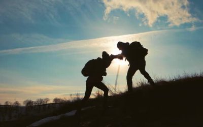 Pilgrims don’t travel alone.