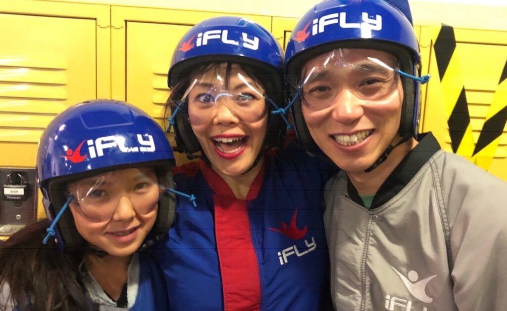 indoor skydiving!